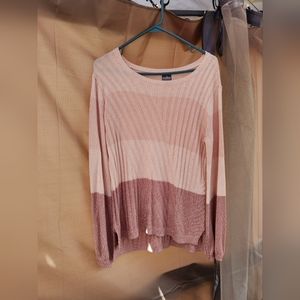 New York & Company ombre pink sweater in medium